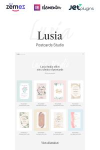 Lusia - Card Design Website