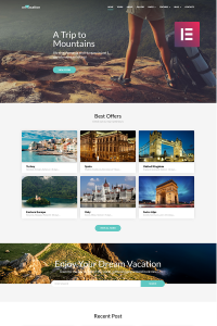 OnVacation - Travel Company Elementor OnVacation - Travel Company Elementor