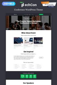 TechCon-Conference One Page Animated Elementor TechCon-Conference One Page Animated Elementor