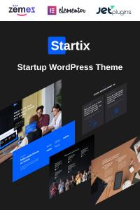 Startix-современная одностраничная тема WordPress для стартапа