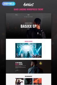 Avenus-Music One Page Modern Elementor Avenus-Music One Page Modern Elementor