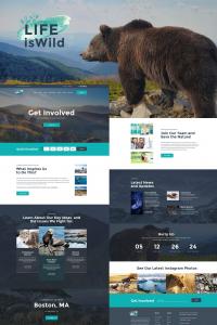 LifeisWild - Wild Life WordPress Theme LifeisWild - Wild Life WordPress Theme