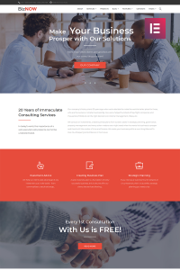 Biznow - Business Consulting Elementor Biznow - Business Consulting Elementor