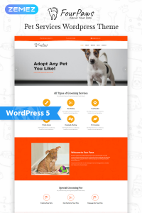 Four Paws - Pet Services Multipurpose Classic Elementor Four Paws - Pet Services Multipurpose Classic Elementor