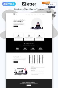 Zetter - Business Multipurpose Black&White Elementor Zetter - Business Multipurpose Black&White Elementor