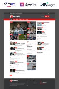 TVChannel - News Portal Modern Elementor TVChannel - News Portal Modern Elementor